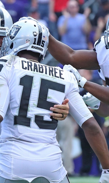 Crabtree emerging as Raiders' top target heading into Chargers matchup